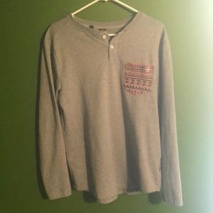 Log sleeve tee shirt